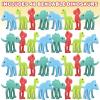 ArtCreativity Mini Dinosaur Bendable Toys (Set of 48), Small Dino Figures Bendy Toys for Kids in 4 Colors, Great Dinosaur Party Favors, Birthday Party Goodie Bag Stuffers and Pinata Fillers