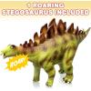 ArtCreativity Soft Stegosaurus Dinosaur Toy – Roaring Sounds, Large Soft Touch, Free Standing, Great for Kids’ Imaginative Play
