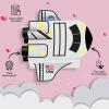 ArtCreativity Valentines Mailbox Kit – Make Your Own Valentines Box Kit for Girls & Boys – Includes Box, Double-Sided Tape, and 18 Decorative Foam Pieces – Cute Valentines Crafts Supplies
