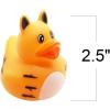 ArtCreativity Zoo Animal Rubber Duckies for Bath – Pack of 12 Cute Safari-Themed Duck Toys for Kids, Fun Bathtub and Pool Toys, Carnival Prizes, and Birthday Party Favors for Boys and Girls