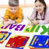 Karty Alphabet Letter Stencil Set for Kids and Adults – Painting, Lettering and Drawing Templates – Large Plastic ABC Stencils for Protest Posters, Arts and Crafts Projects – 6 Inch(6 Inch)