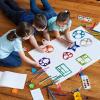 Karty Shape Stencil Set for Kids – 10 Piece Set – Colorful Drawing Template Kit – Fun Arts and Crafts Supplies, Gift Idea for Boys and Girls, Learning Tool for Toddlers and Preschooler(Anti-Stress124)
