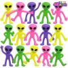 ArtCreativity Bendable Alien Toys, (Set of 48) Mini alien figures Bendy Toy for Kids, Alien Party Favors, Birthday Party Favor Goodie Bag Stuffers, Piñata Fillers, Stress Relief Fidget Toys for Kids