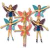 ArtCreativity Bendable Fairy, Set of 12 Flexible Fairy Princesses, Birthday Party Favors for Boys and Girls, Stress Relief Fidget Toys for Kids and Adults, Easter Basket Stuffers, Piñata Fillers