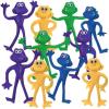 ArtCreativity Bendable Frog Figures, Set of 12, Bendable Toys for Kids, Animal Party Favors for Boys and Girls, Stress Relief Fidget Toys for Kids, Easter Basket Stuffers, and Pinata Fillers