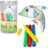 ArtCreativity Dolphin Color-A-Pal, Art Activity Set for Kids with 1 Dolphin Stuffed Toy and 4 Washable Magic Markers, Teaches Colors and Improves Creativity, Best Coloring Art Gift for Boys & Girls