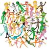 ArtCreativity Mega Set of Bendable Toys Assortment – 100 Pieces – 3 and 4 Inch Bendy Animals – Includes Aliens, Tigers, Zebras, Pirates Etc. – Great Party Favor and Prize – For Kids Ages 5+