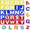 Karty Alphabet Letter Stencil Set for Kids and Adults – Painting, Lettering and Drawing Templates – Large Plastic ABC Stencils for Protest Posters, Arts and Crafts Projects – 6 Inch(8 Inch)