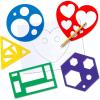 Karty Shape Stencil Set for Kids – 10 Piece Set – Colorful Drawing Template Kit – Fun Arts and Crafts Supplies, Gift Idea for Boys and Girls, Learning Tool for Toddlers and Preschooler(Anti-Stress124)