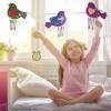 ArtCreativity DIY Wind Chime Kit for Kids – 8 Pack – Wooden Wind Chime Set with Paint Kit, Rhinestone Flower Stickers, Glitter Heart Foam Stickers, and More – Summer Arts and Crafts for Kids 3 and Up