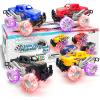 ArtCreativity Light Up Monster Trucks for Boys and Girls, 4-Pack Toy Truck Set, Monster Trucks for Boys 3 4 5 6 7 8 Years Old, Toddler Monster Truck Toys, Light Up Trucks