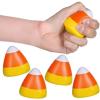 ArtCreativity Mini Candy Corn Stress Relief Toys, Set of 12, Slow Rising Squeezy Toys for Kids, Halloween Party Favors and Non-Candy Trick or Treat Supplies, Birthday Goodie Bag Fillers