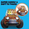 ArtCreativity Safari Plush Monster Truck, 8 Inch Big Monster Truck Stuffed Toy, Cool Animal-Themed Design, Soft Car Toys For Toddlers Car Stuffed Animal, Cars Plush For Boys and Girls, Great Gift Idea