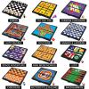 Gamie Magnetic Board Travel Games for Kids, Set Includes 12 Retro Fun Games – 5″ Compact Design – Individually Boxed – Teaches Strategy & Focus, Great for Road Trip/Travel/Camping, Gift for Ages 6+