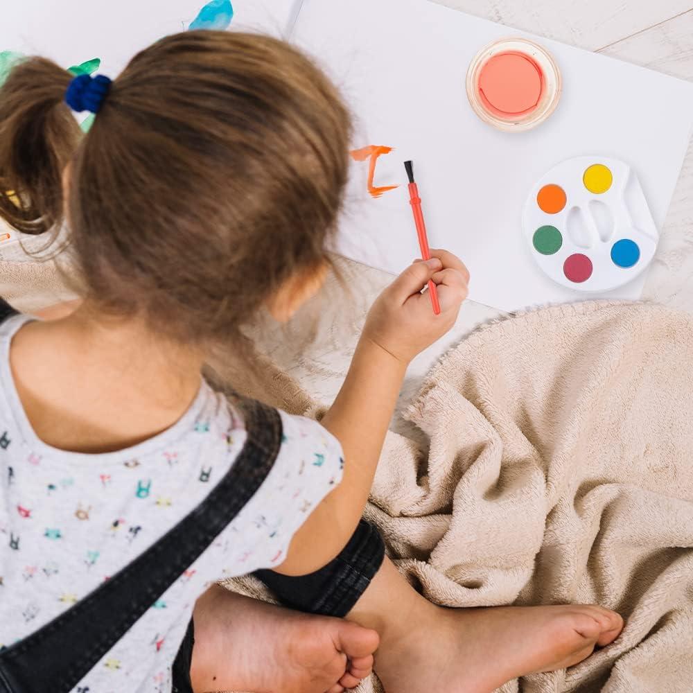 image24 Pack Mini Watercolor Paint Set 5 Color Mini Paint Palette Bulk Kit with Brushes Art Party Favors for Kids 35 Boys ampamp Girls Educational Party Supplies End of Year Gifts for Preschoolers24 Pack