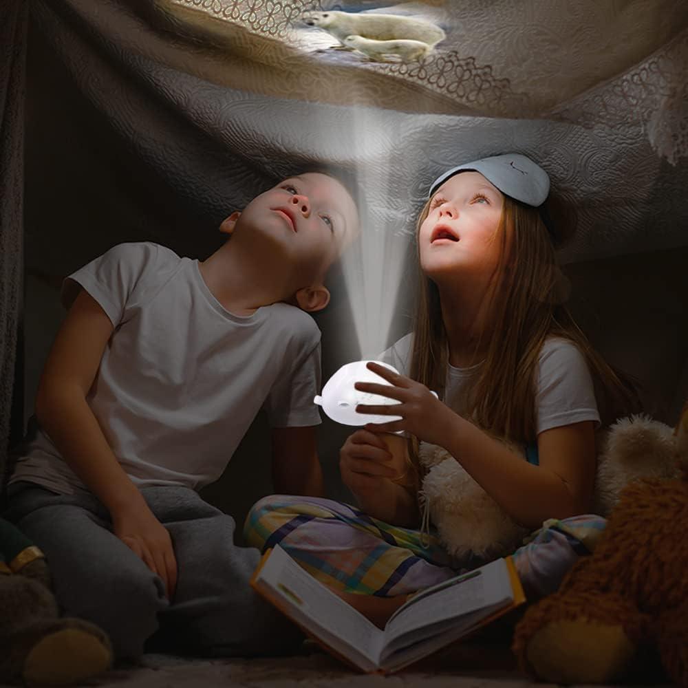 imageArtCreativity 2 in 1 Robot Camera Toy Viewfinder with Projector Set of 6 Battery Operated Projector Wild Animal Slides Safari Party Favors Robot Party Supplies ampamp Wild One Party Favors for Kids