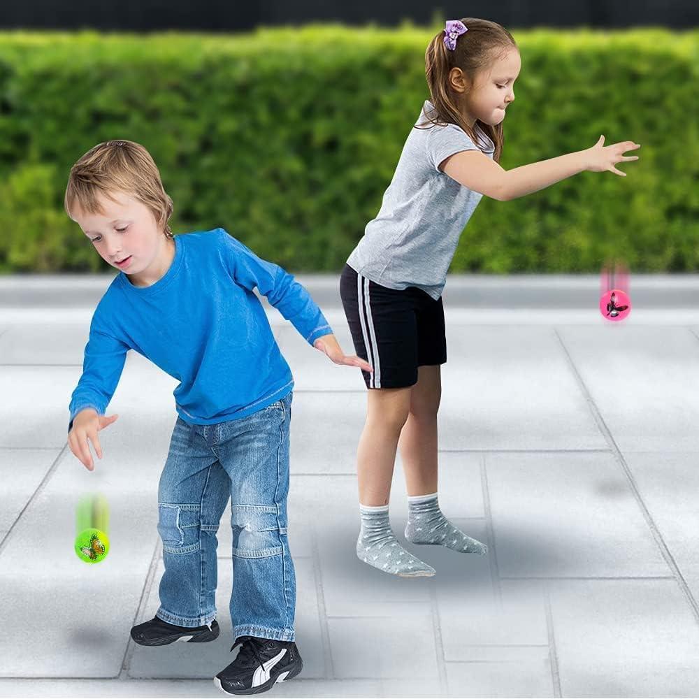 imageArtCreativity Aquatic High Bounce Balls Set of 12 Balls for Kids with 3D Sea Creatures Inside Outdoor Toys for Encouraging Active Play Aquatic Party Favors and Pinata Stuffers for Boys and GirlsButterfly Design