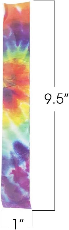 imageArtCreativity Tie Dye Slap Bracelets for Kids Set of 6 Colorful Wristbands for Boys and Girls Fun Birthday Party Favors for Children Goodie Bag Fillers Carnival Prize