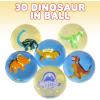 ArtCreativity Aquatic High Bounce Balls, Set of 12, Balls for Kids with 3D Sea Creatures Inside, Outdoor Toys for Encouraging Active Play, Aquatic Party Favors and Pinata Stuffers for Boys and Girls(Dinosaur Assortment 1)