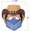 ArtCreativity Cowboy Masks for Kids, Set of 12, Kids’ Foam Face Masks with Elastic Bands in 4 Designs, Cowboy Costume Accessories and Western Party Supplies, Cowboy Toys for Boys and Girls