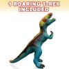 ArtCreativity Soft T-Rex Dinosaur Toy with Roaring Sounds, Large Soft Touch Tyrannosaurus Rex Dinosaur Toy for Kids, Great for Imaginative Play
