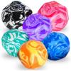 ArtCreativity Rock High Bounce Balls, Set of 6 Bouncing Balls for Kids, Outdoor Toys for Encouraging Active Play, Party Favors and Pinata Stuffers for Boys and Girls
