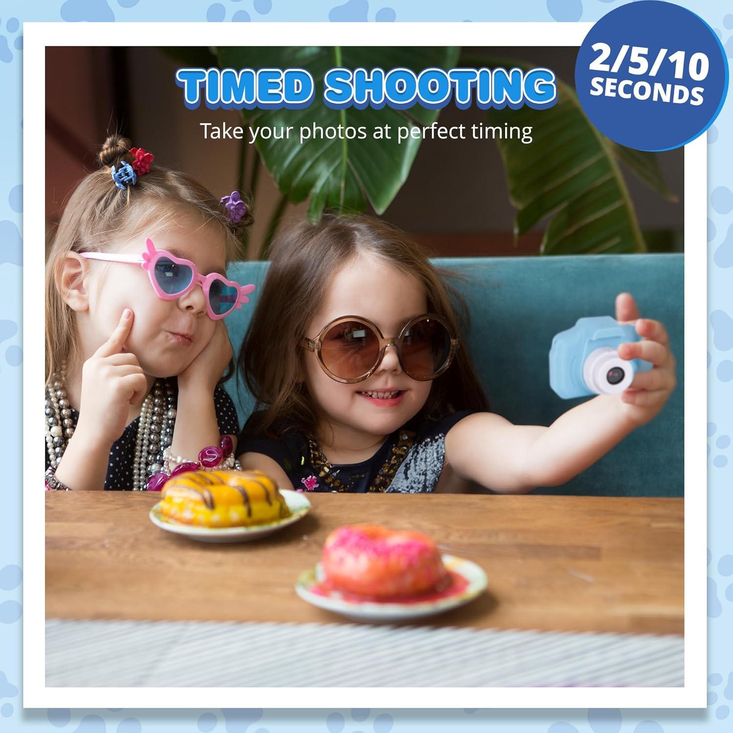 imageArtCreativity Kids Digital Cat Camera for Girls and Boys Cute Toddler Camera with 32GB SD Card Silicone Cat Case Neck Strap ampamp USB Cable High Resolution Digital Camera for Kids 1 2 3 4 5 6