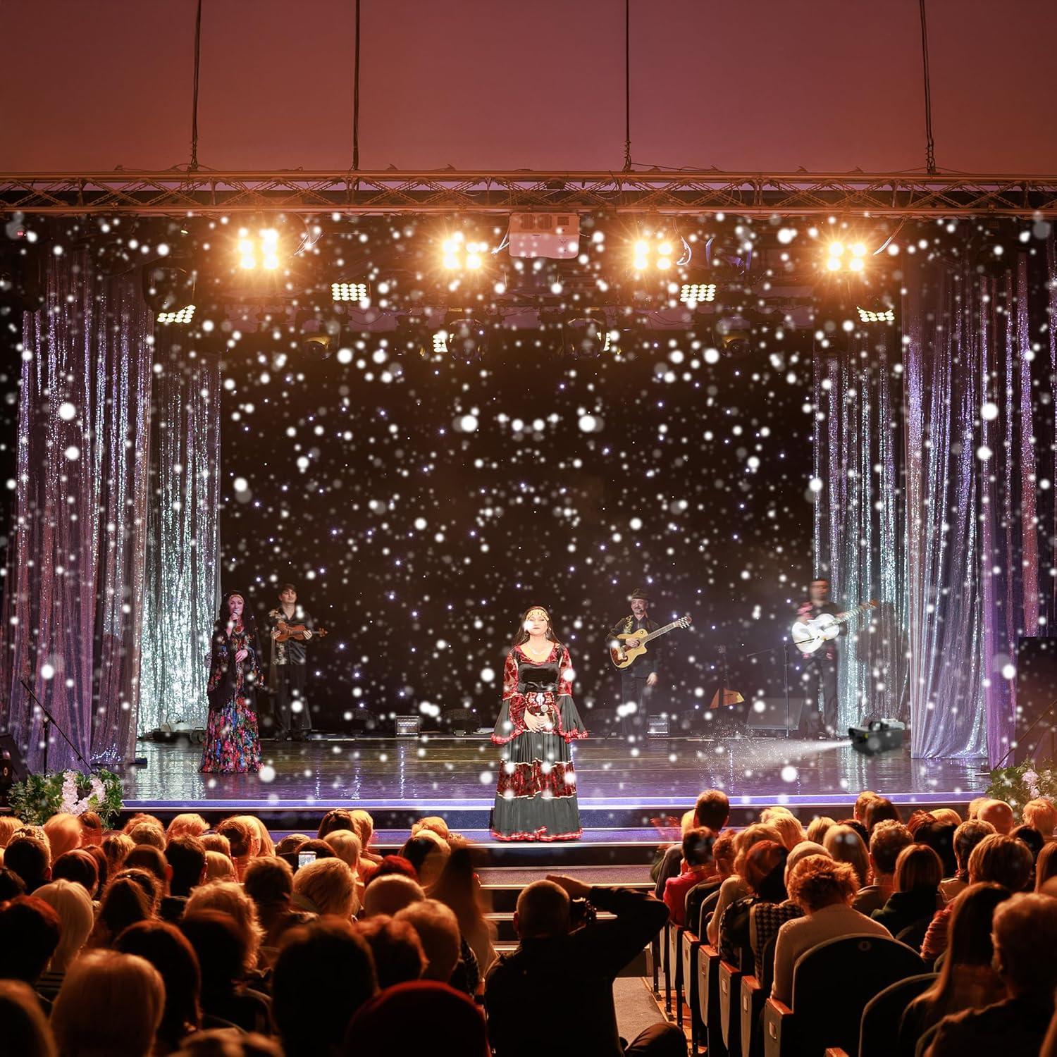 imageArtCreativity Snow Machine for Party 600Watt Snow Maker Machine Up to 16 Feet of Almost Instant Snow Outdoor and Indoor Christmas Decorations Snow Liquid Sold Separately