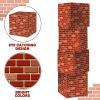 ArtCreativity Brick Boxes for Gamer Party Decorations – Set of 6-11.8 x 11.8 Inches – Brick Box Video Game Birthday Decorations with a Retro Brick Design – Easy to Assemble – Video Game Party Supplies