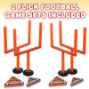 ArtCreativity Finger Flick Football Games (Set of 2) with Posts and Foam Football Toys, Mini Games, Office Desk Toys Tabletop Game, Indoor Sports Party Favors, Great Gifts for Boys, Girls, and Adults