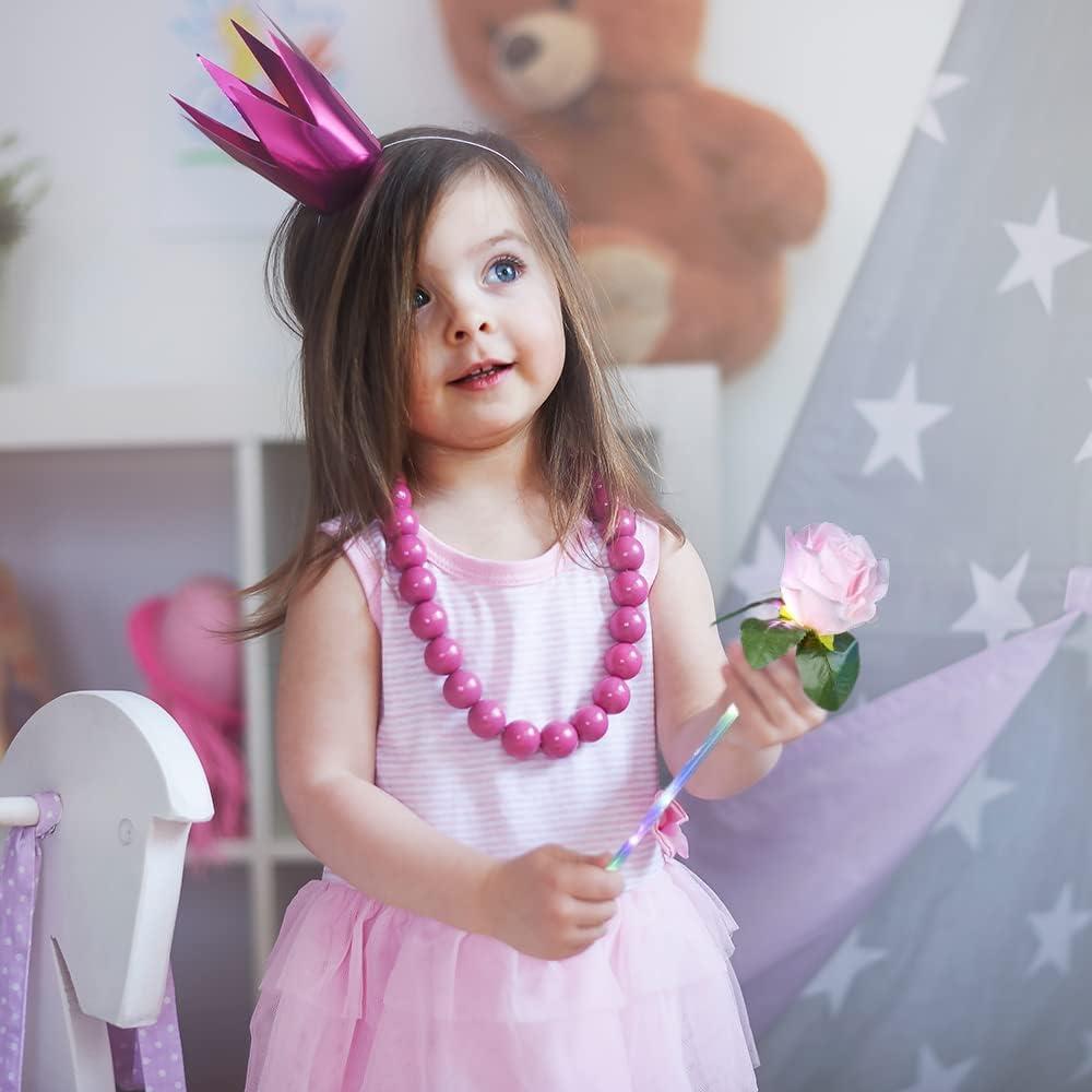 imageArtCreativity Light Up Rose Wands for Kids Set of 12 LED Wands 14Inch Light Up Flower Design Perfect Party Favors and Rose Party Decorations Fun Light Up Wands for Kids and Adults