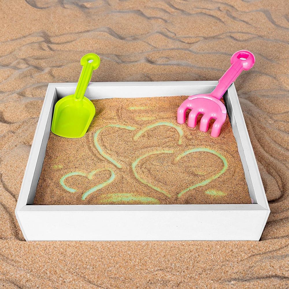 imageArtCreativity Wood Sand Painting Light Box for Kids Table LED Sandbox with 3 Light Up Modes and Sand Toys Art Sand Animation Relaxing Sensory Play Exploration Motor Skills ampamp Learning