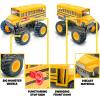 ArtCreativity 5 Inch Pullback School Bus Toy Set – Set of 2 – Includes 2 Yellow School Buses with Monster Wheels – Diecast Bus Playset with Pullback Mechanisms – Great Gift Idea for Boys and Girls(1 Pack)