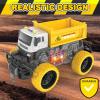 ArtCreativity Large Dump Truck Toy for Kids – Big Dump Truck Toy with Giant Yellow Wheels Features Sounds & Lights – Big Trucks for Boys 3 4 5 6 7 – Large Construction Toys for Indoor and Outdoor Play