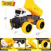ArtCreativity Large Dump Truck Toy for Kids – Big Dump Truck Toy with Giant Yellow Wheels Features Sounds & Lights – Big Trucks for Boys 3 4 5 6 7 – Large Construction Toys for Indoor and Outdoor Play