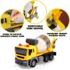 ArtCreativity Light Up Cement Truck, Cement Mixer Toy Truck with Lights, Sounds, and Rotating Barrel, Push and Go Kids Construction Toys, Construction Vehicle Toys for Boys and Girls Ages 3 and Up(Cement Truck)