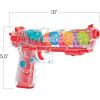 ArtCreativity Light Up Gear Toy Gun for Kids, Toy Guns for Boys with Moving Gears, LED Effects, and Music, Batteries Included, Interactive LED Toy Guns, Great Gift Idea Light Up Toys for Kids(Red)