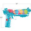 ArtCreativity Light Up Gear Toy Gun for Kids, Toy Guns for Boys with Moving Gears, LED Effects, and Music, Batteries Included, Interactive LED Toy Guns, Great Gift Idea Light Up Toys for Kids(Blue)