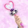 ArtCreativity Light Up Heart Wand for Kids – 13.5-Inch Magical Princess Wand with Spinning LEDs & Sound, Perfect Valentines Day Gift for Girls, Toy Wands for Kids, Pink Light Up Princess(Light Up Heart Wand)