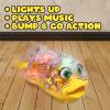ArtCreativity Light Up Musical Duck for Kids, 1 Piece, Moving Duck Toy with Bump and Go Mechanism, Musical Toys for Boys and Girls, Great Birthday idea