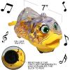 ArtCreativity Light Up Musical Duck for Kids, 1 Piece, Moving Duck Toy with Bump and Go Mechanism, Musical Toys for Boys and Girls, Great Birthday idea