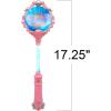 ArtCreativity Light Up Pearl Diamond Wand for Kids, 1 Piece, 17.25 Inch Wand Toy with a Spinning Pearl, Mermaid Princess LED Wand for Boys & Girls, Fun Pretend Play Prop with Batteries
