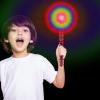 ArtCreativity Light Up Swivel Spinning Pixel Wand, 13.5 Inch LED Spin Toy for Kids, Batteries Included, Great Gift Idea for Boys and Girls, Unique Birthday Party Favor, Carnival Prize