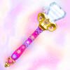 ArtCreativity Multi-Color Spinning Diamond Wand with LED Handle, 14″ Purple Light Up Princess Wand for Kids, Batteries Included, Fun Pretend Play Prop, Best Birthday Gift for Kids