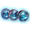 ArtCreativity Light Up Metal Yoyos for Kids, Set of 3, Classic Yo-Yo Toys with Flashing LEDs, Light-Up Birthday Party Favors, Goodie Bag Fillers, Holiday Stocking Stuffers, Classroom Prizes