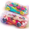 ArtCreativity Light Up Transparent Toy Cars for Kids, Set of 2, Bump and Go Toy Cars with Colorful Moving Gears, Music, and LED Effects, Fun Educational Toy for Kids, Great Birthday Gift Idea