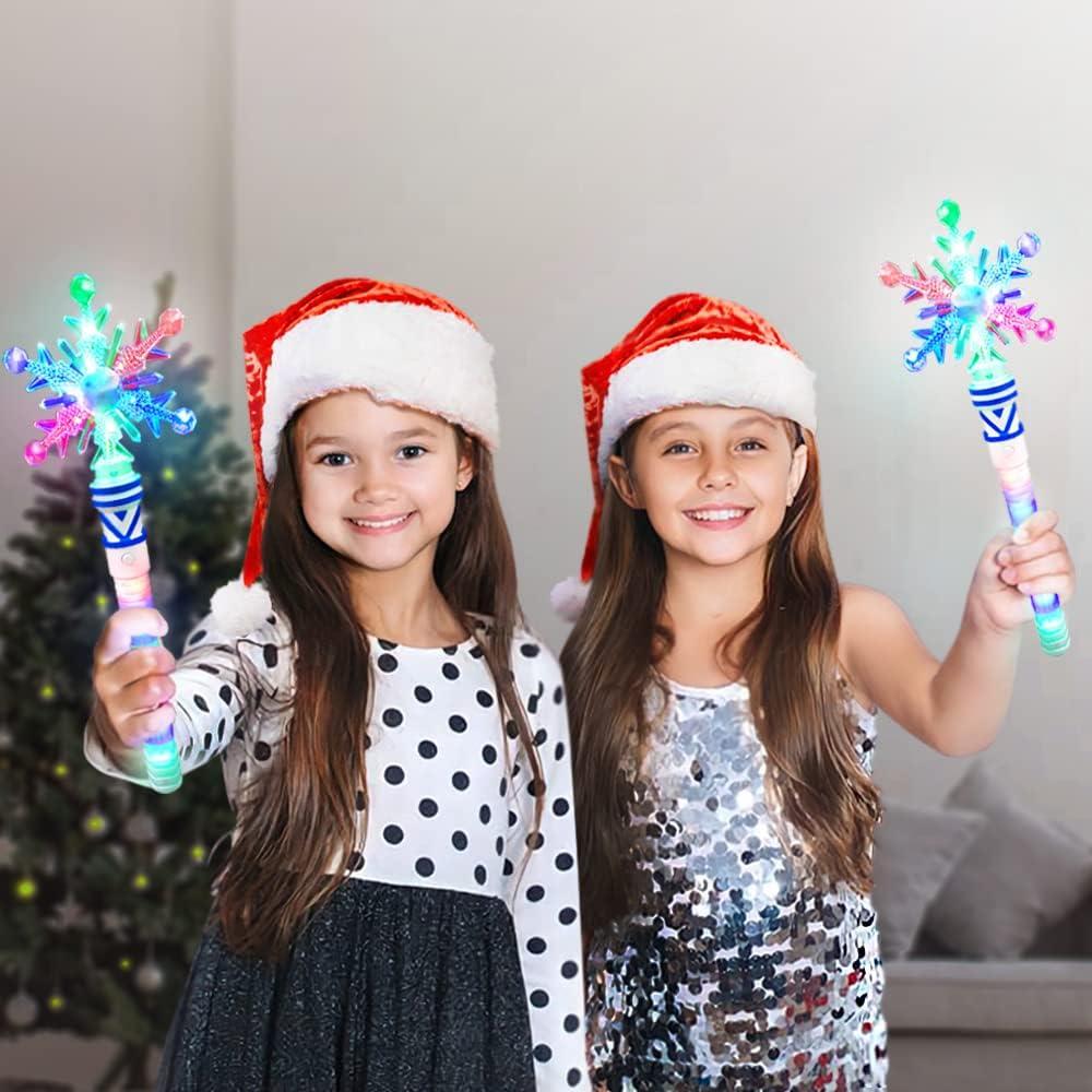 imageArtCreativity Frozen Light Up Snowflake Wand for Kids 4 Flashing Modes Multiple LED Colors Princess Wand Light Up Toy Perfect for Holiday Stocking Stuffers Party Favors ampamp Gifts for Girls ampamp Boys