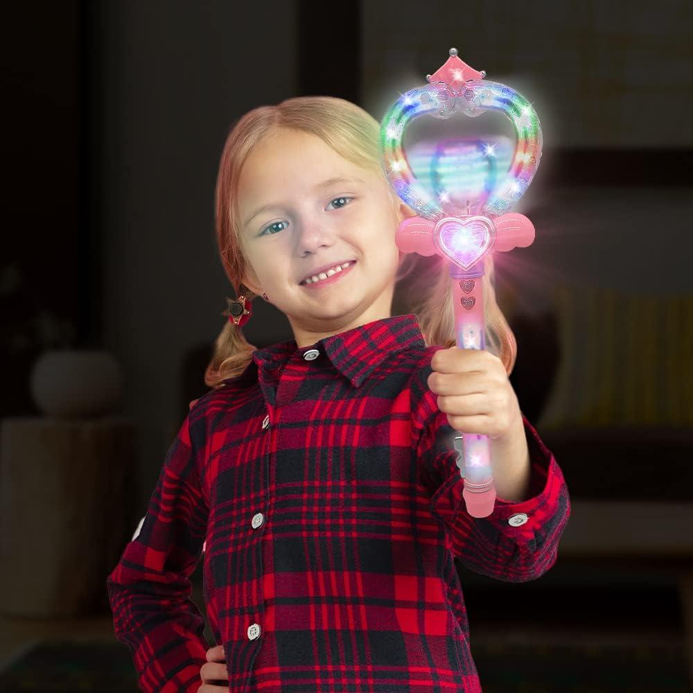 imageArtCreativity Light Up Queen Wand Light Up Toys for Toddlers 1425 Inch Light Up Wand Toy with Spinning Ball Princess Light Up Wands for Kids Spinning Light Toy Batteries Included Autism Toys