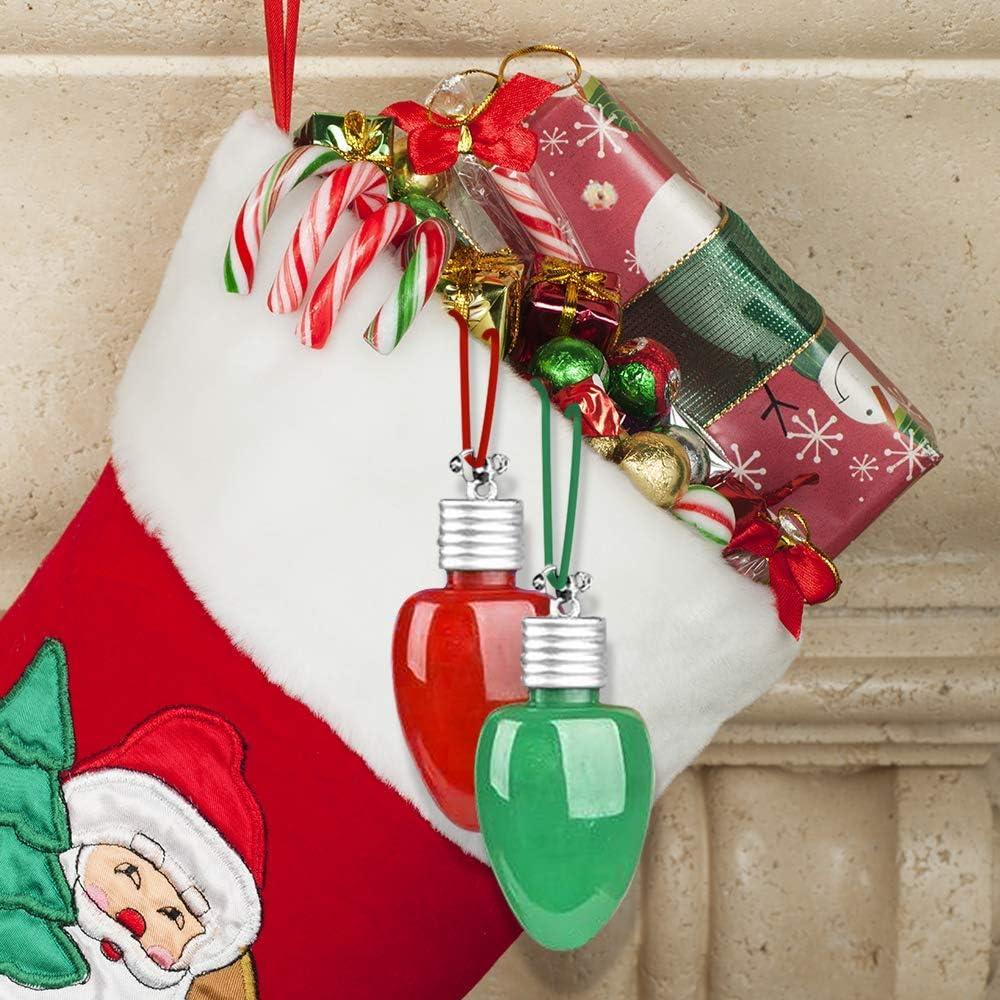 imageArtCreativity LightUp Christmas Bulb Necklaces Set of 6 Festive Holiday Necklaces in Assorted Colors for Boys and Girls