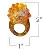 ArtCreativity Light Up Bumpy Rings for Kids, Set of 12, Flashing Accessories for Boys & Girls in Assorted Colors, Light-Up Party Favors for Children, Goodie Bag Fillers and Stocking Stuffers